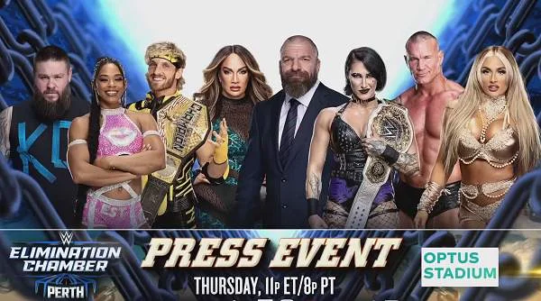 PrePress Conference – WWE Elimination Chamber 2024 Event 2/22/24 – 22nd February 2024